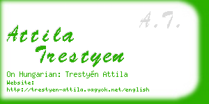 attila trestyen business card